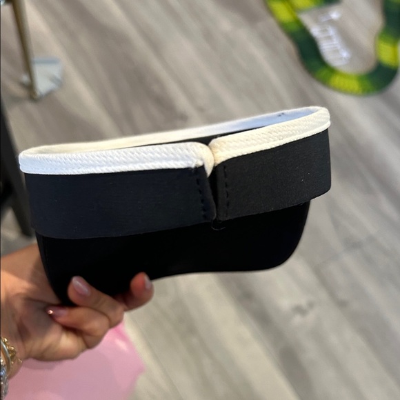 Adidas Black and White Sports Visor - Picture 3 of 8